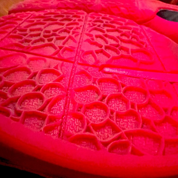 Nike Red and Neon Green Athletic Shoes - Picture 5 of 6